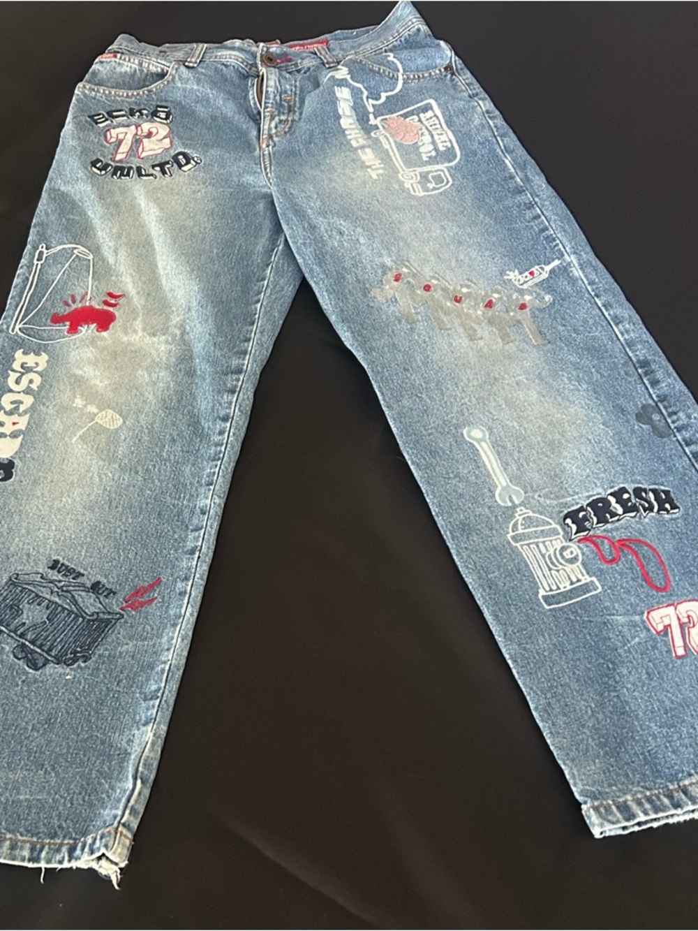 Ecko Unlimited Blue Denim Streetwear Jeans